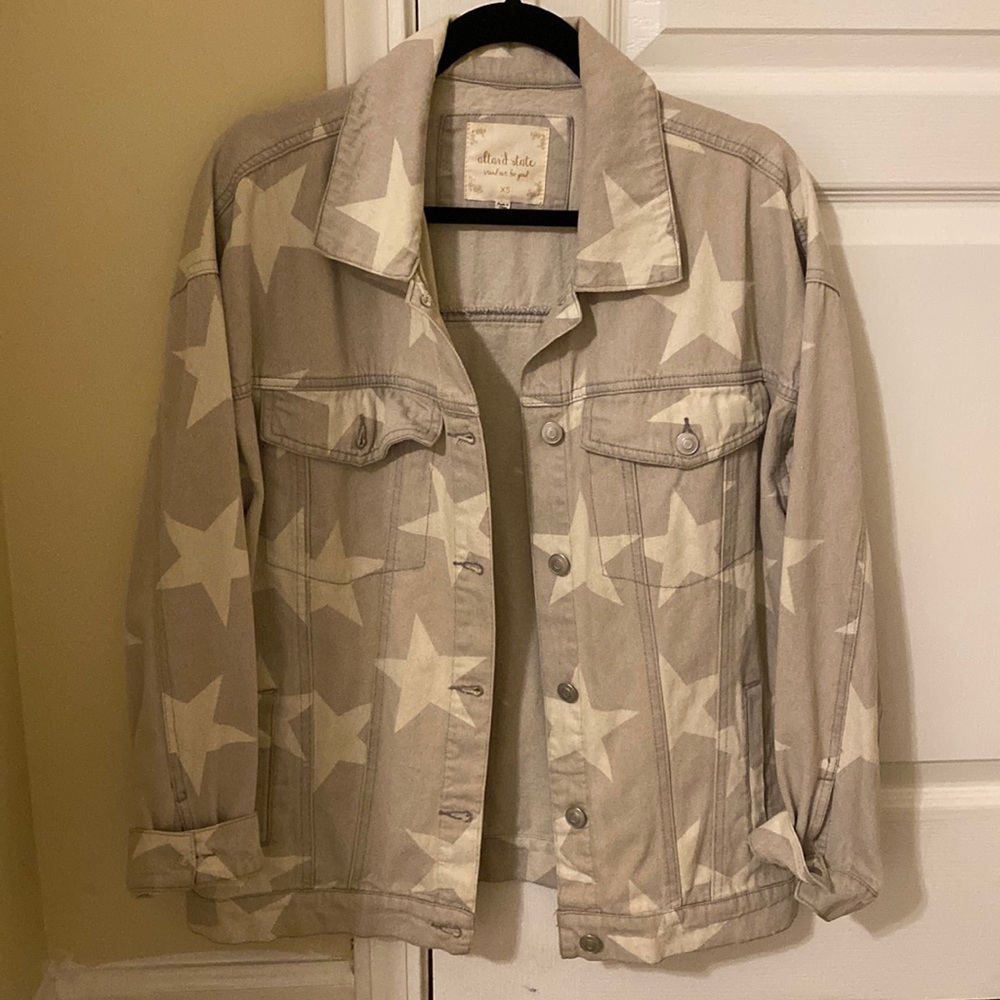 star denim jacket